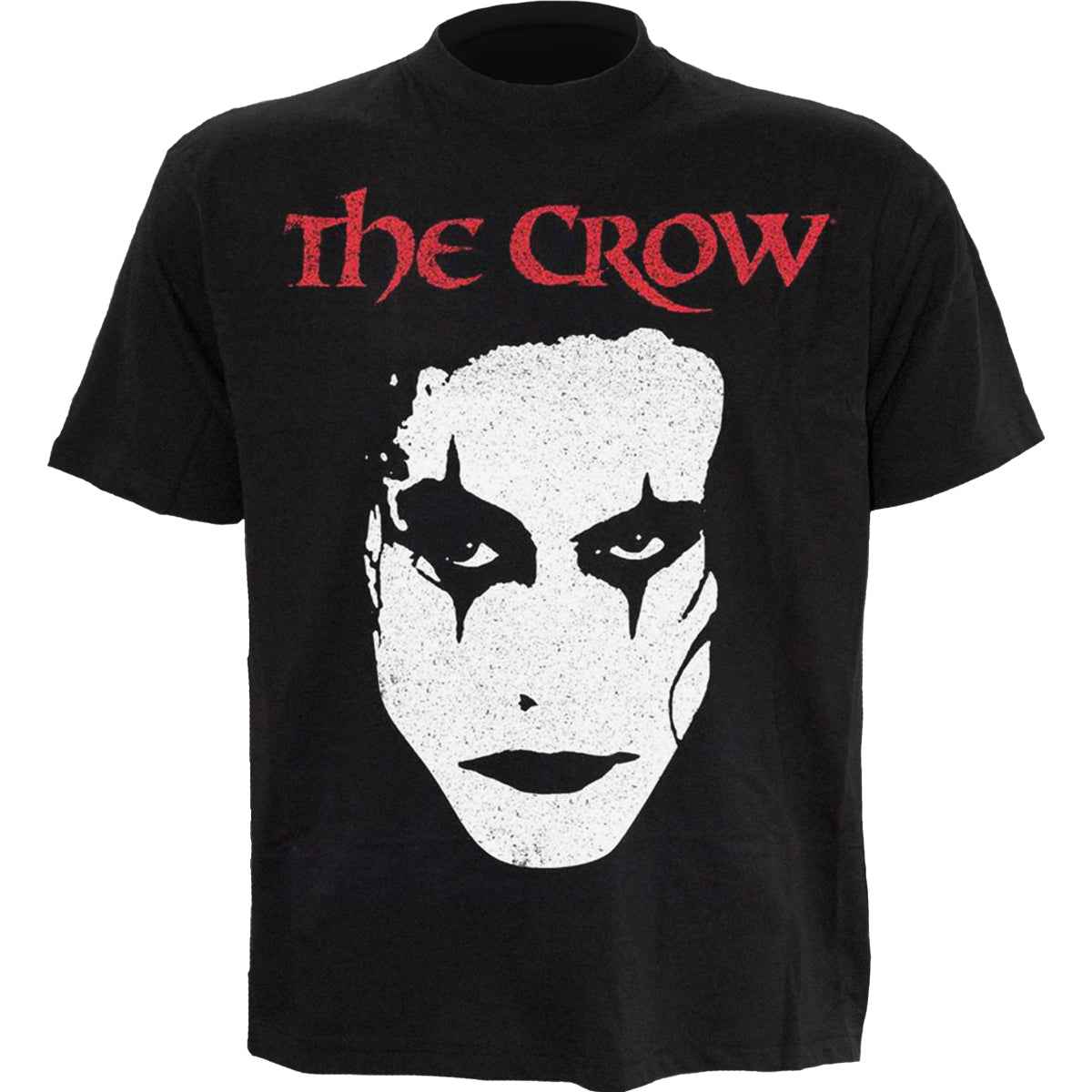 THE CROW - FACE - Front Print T-Shirt Black - Damned Threads